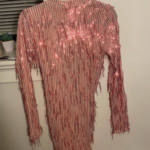 DOLLS KILL SEQUIN FRINGE DRESS